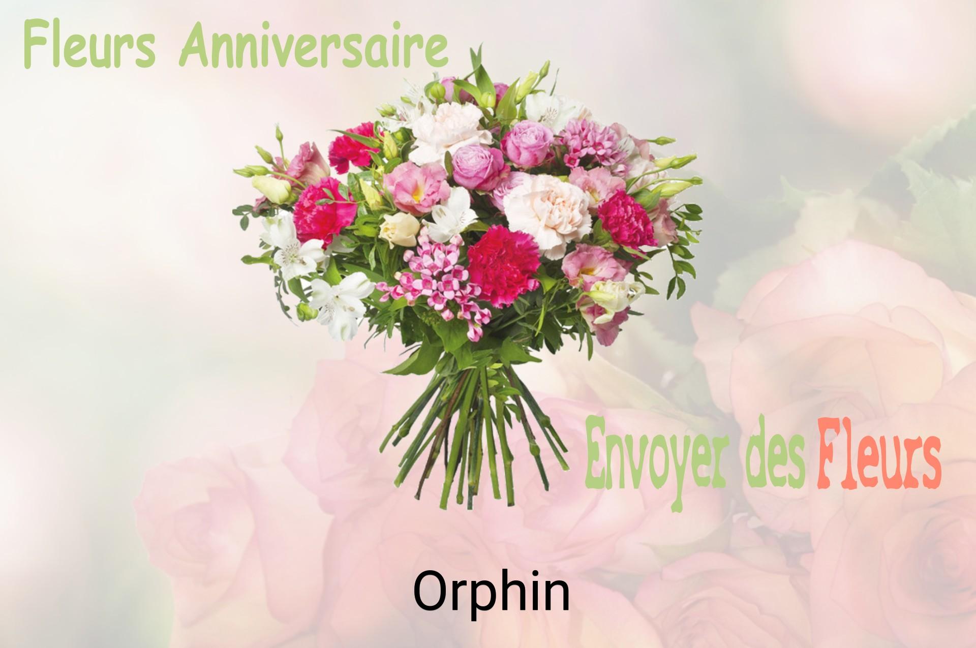 Bouquet de fleurs d’anniversaire livré à Orphin